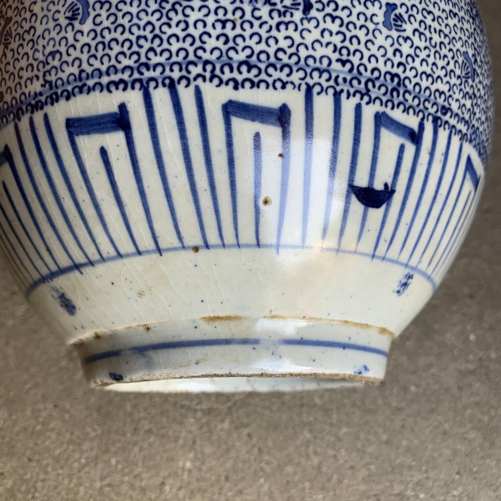 古伊万里 印判 微塵唐草 大徳利 花器 花瓶 /HM-0149 - メルカリ