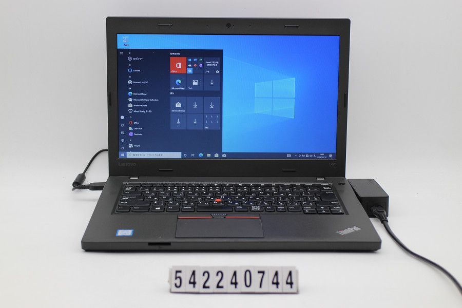 Lenovo ThinkPad L470 Core i3 7100U 2.4GHz/4GB/256GB(SSD)/14W/FWXGA(1366x768)/Win10 【542240744】