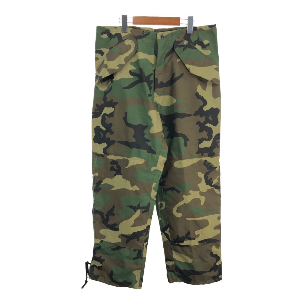 00年代 米軍実物 U.S.ARMY ECWCS GEN1 GORE-TEX パンツ ミリタリー ウッドランドカモ (メンズ MEDIUM REGULAR) 中古 古着 R4826