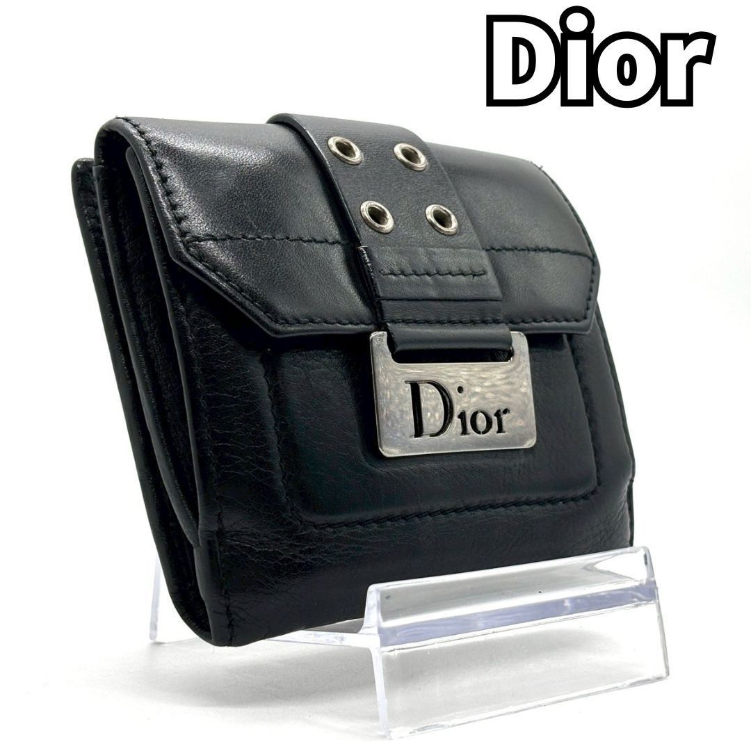 クリスチャンDior 折財布レザー クリスチャンディオール Christian Dior クリスチャン ディオール 財布 ヴィンテージ