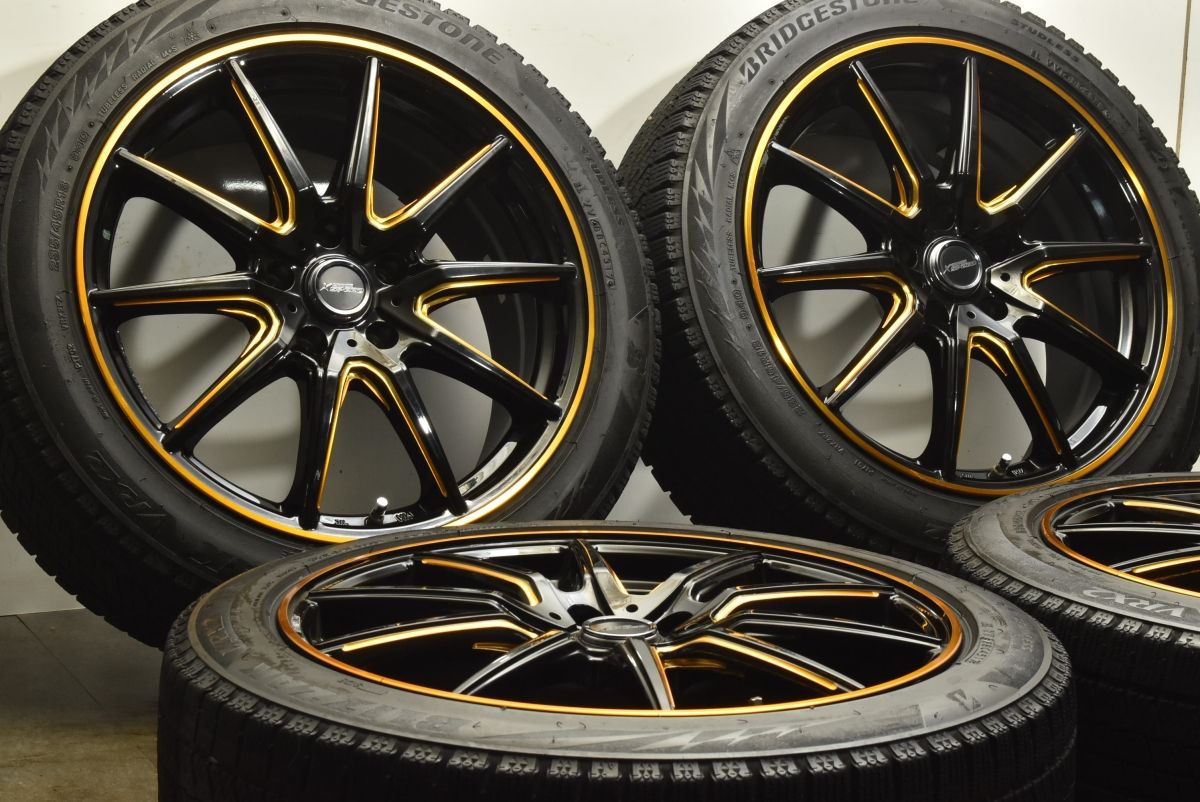 クロススピード RS10 18in 8J 42 PCD114.3 ブリヂストン ブリザック VRX2 235 45R18 レクサス ES GS RC マークX アコード WWW_NOITHATQUANGTHANH_NET