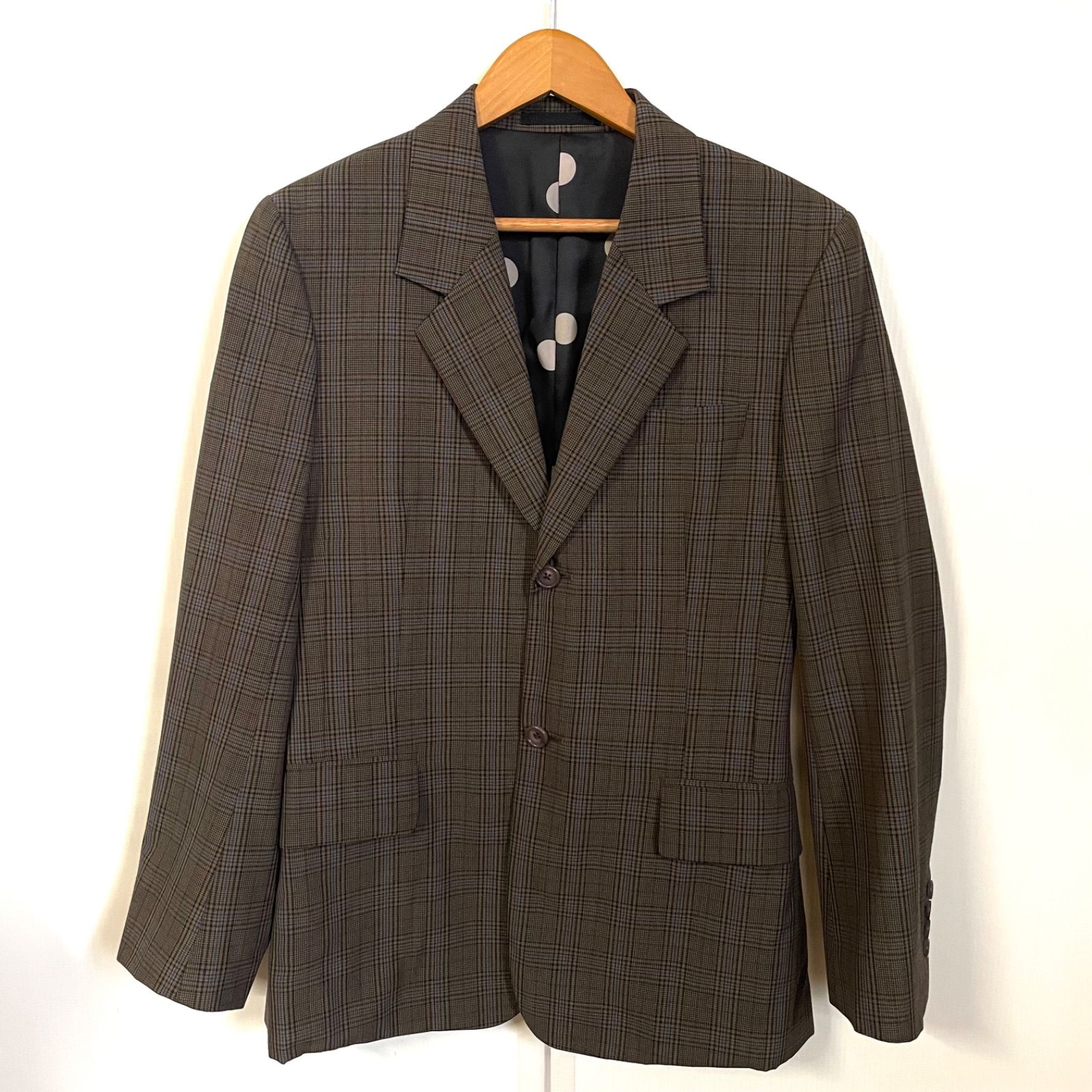 美品【ポールスミス】Lサイズ　セットアップ　チェック　ブラウン　2B 楽天市場】Paul Smith ポールスミス 19SS ハイコントラスト