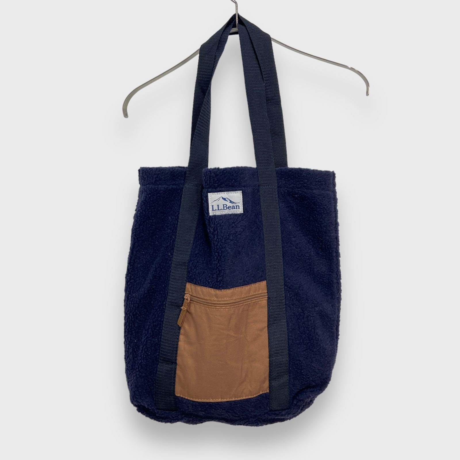 L.L.bean☆エルエルビーン☆ボアフリーストートバッグ☆ネイビー☆E24M 