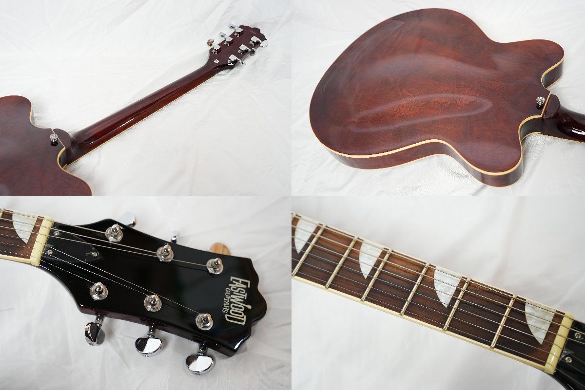 ☆EASTWOOD GUITARS☆CLASSIC 6 Walnut セミアコ 美品 HC付☆ - メルカリ
