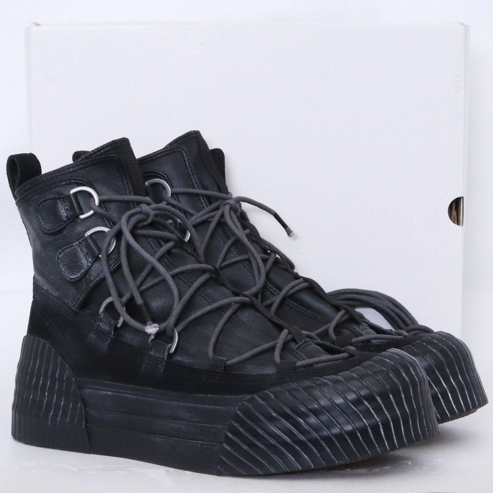 Iso Sheep 未使用 27cm相当 ISO 位相 Sneakers sheep leather サイズ2 ブラック IGDS-CSCL - メルカリ