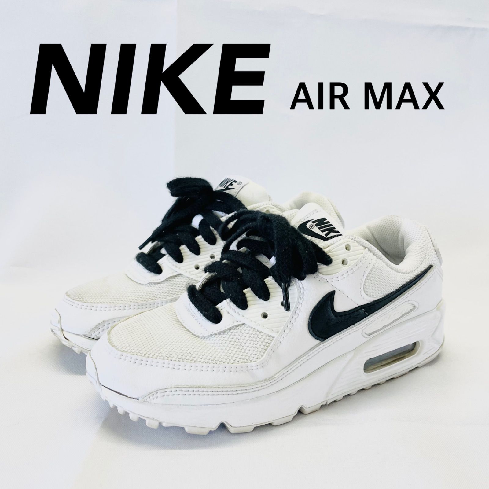 NIKE WMNS AIR MAX 90 WHITE ナイキ エア マックス ホワイト ブラック