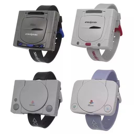 雑貨 全4種セット セガサターン＆プレイステーション VSウォッチ