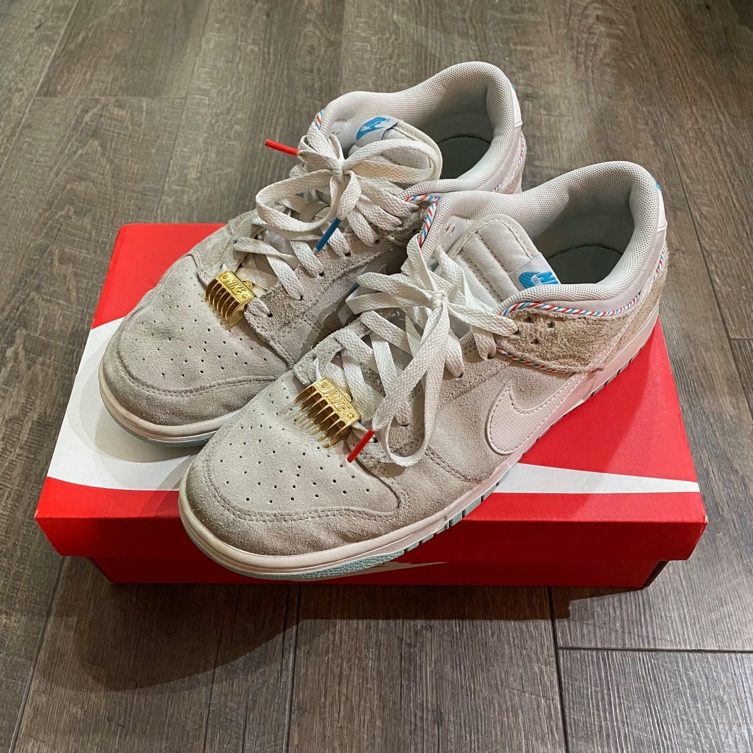 Nike Dunk Low Barber Shop Grey DH7614-500 バーバーショップ グレー 