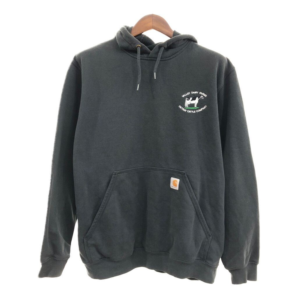 Carhartt カーハート 牛 刺繍 スウェット パーカー ワーク 企業