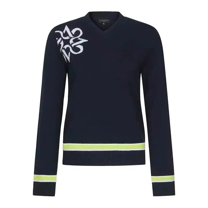 セント アンドリュース Vネック ニット ネイビー M 85 サイズです