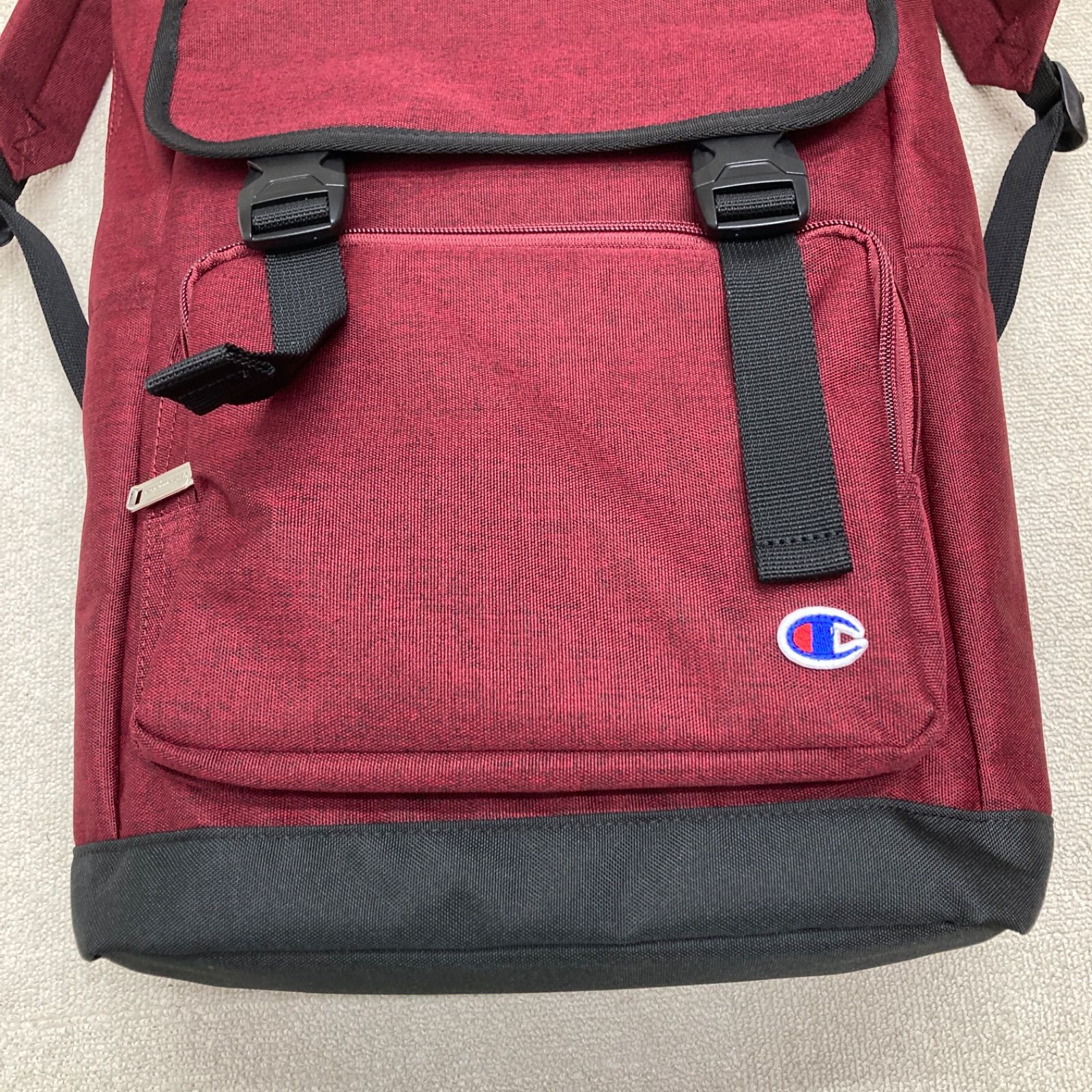 新品　Champion リュックサック　バックパック　ワインレッド　大容量　通学