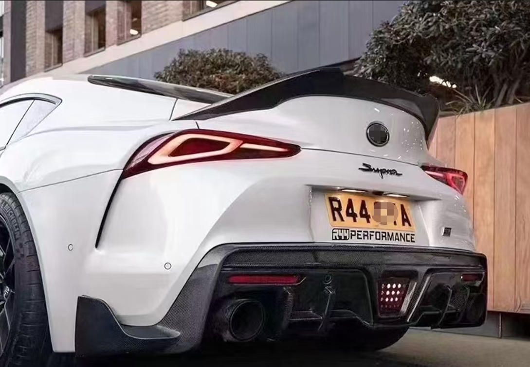 ABS製 艶出しブラック トヨタ A90 A91 90系 スープラ トランクスポイラー1個