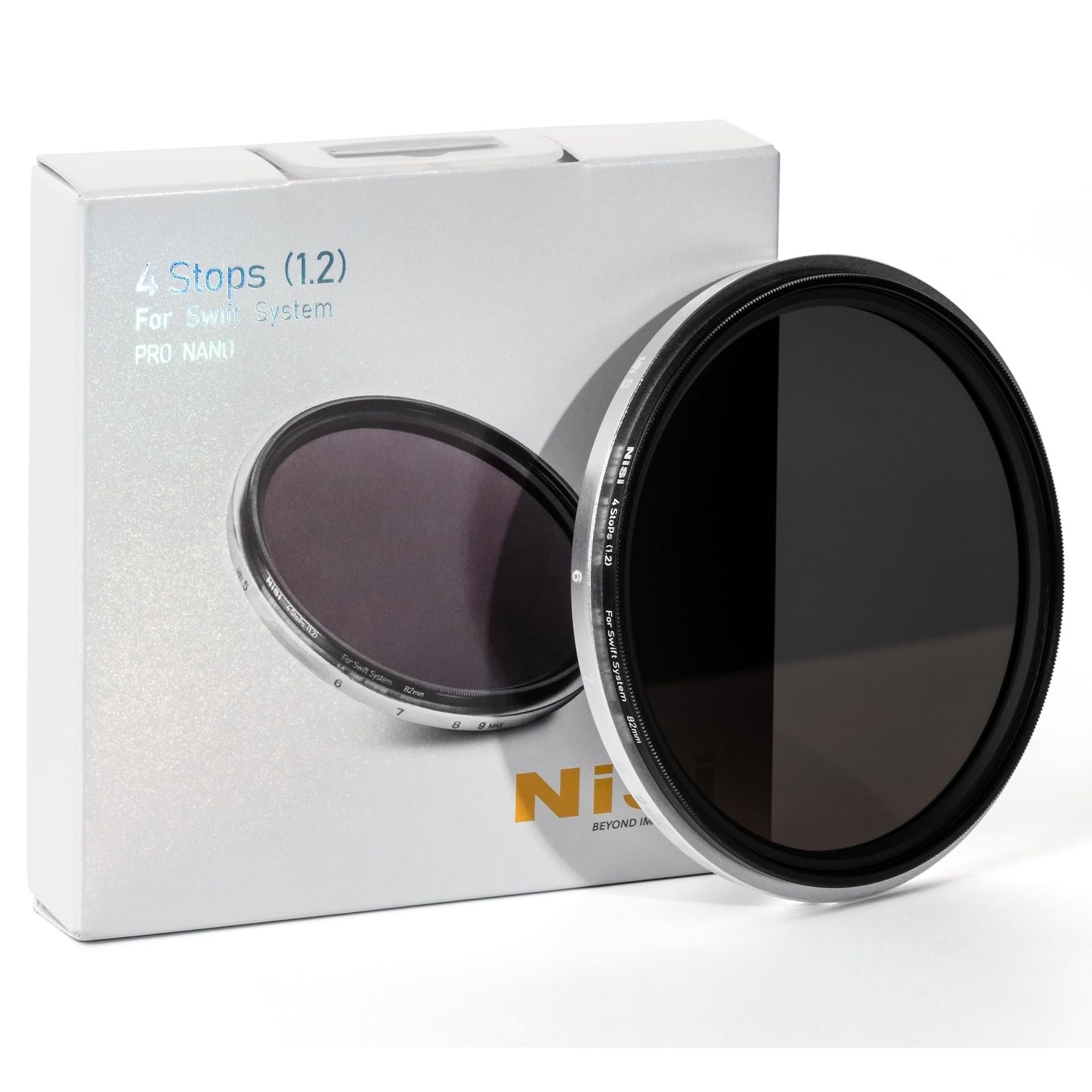 NiSi 動画撮影用フィルター SWIFTシステム ND16 4ストップ 82mm