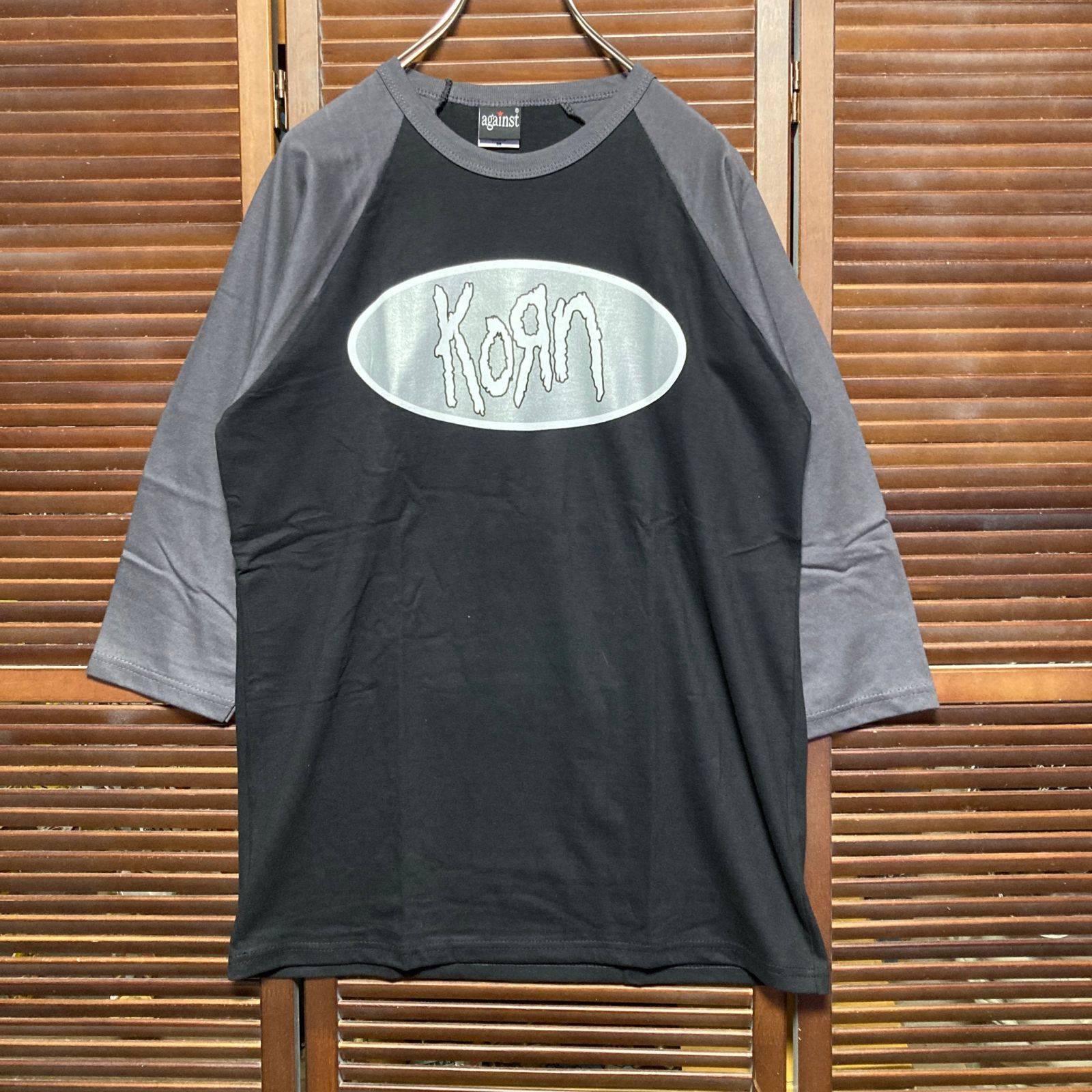 KORN Tシャツ ロンT長袖Tシャツ　激レア　L 激レア ロンT KORN コーン 90年代ヴィンテージ 刺繍 菅田将暉