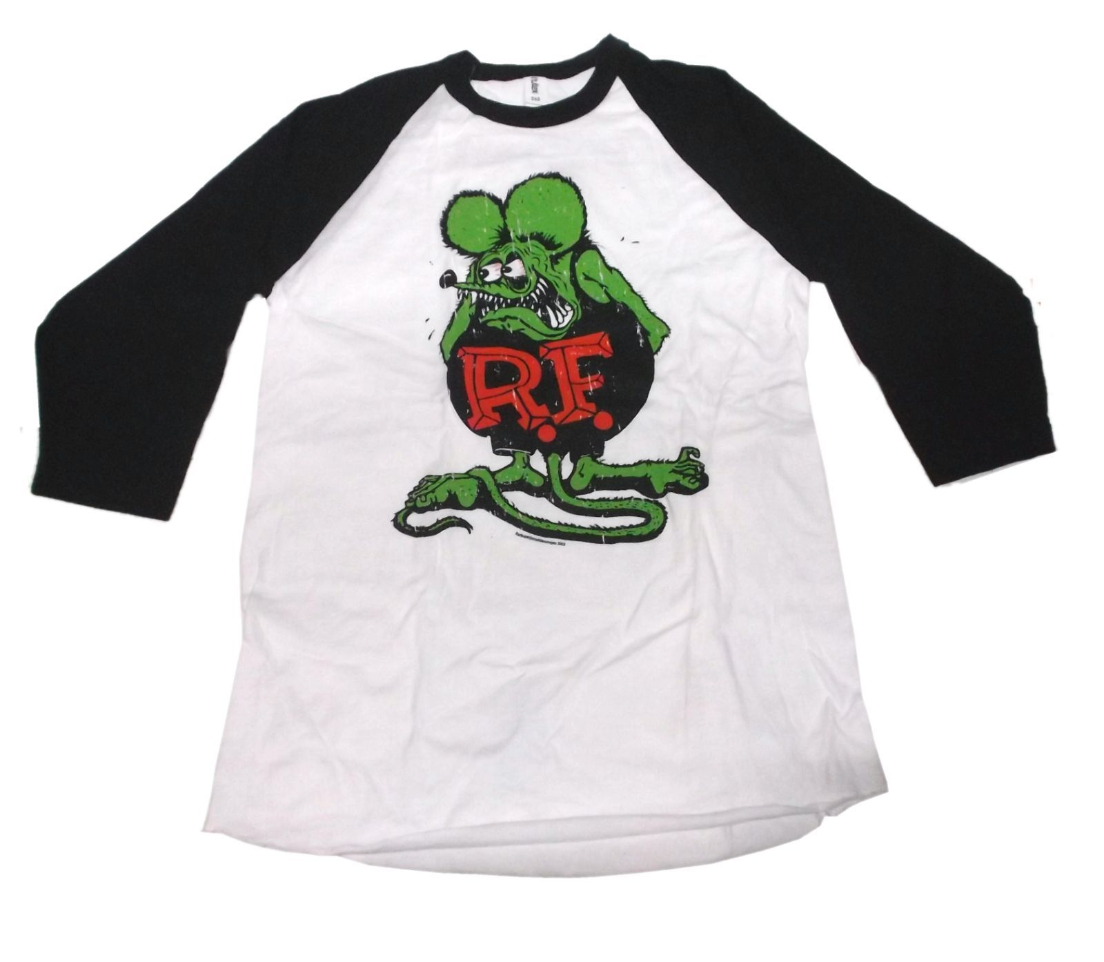 ラット フィンク ベースボール Tシャツ RAT FINK グリーンフィンク US 