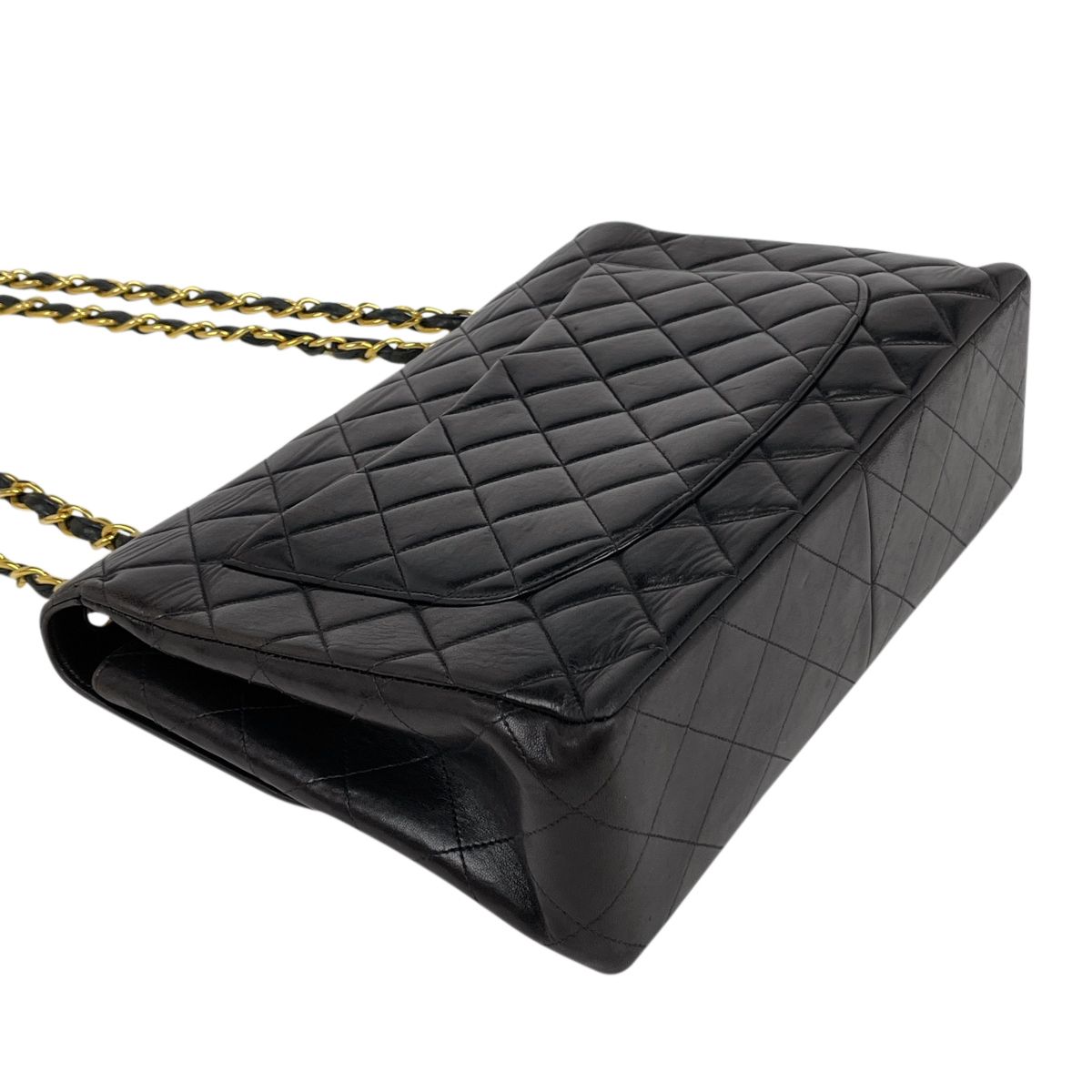 シャネル CHANEL デカ マトラッセ シングルフラップ チェーン