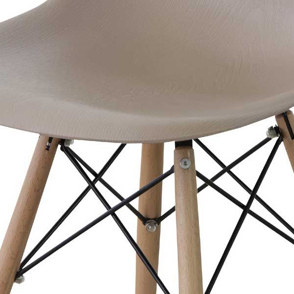 ビーチ とＡＢＳ樹脂のジュレチェア