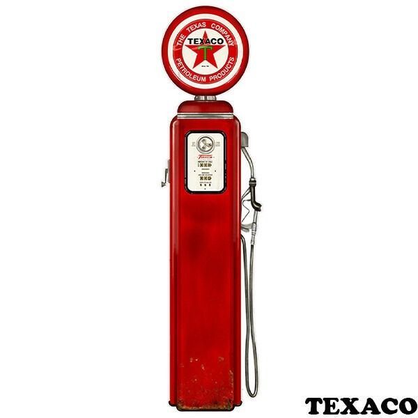 全4種 BIG ダイカット エンボス メタルサイン ヴィンテージ ガスポンプ