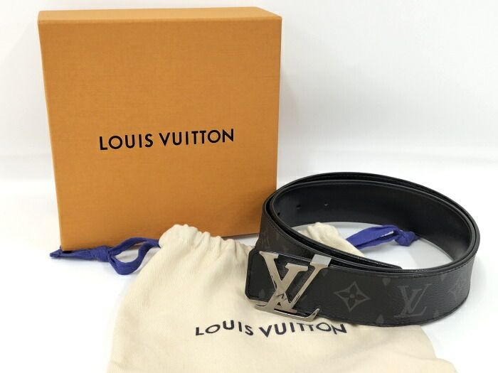 LOUIS VUITTON サンチュールLVイニシャル モノグラム エクリプス