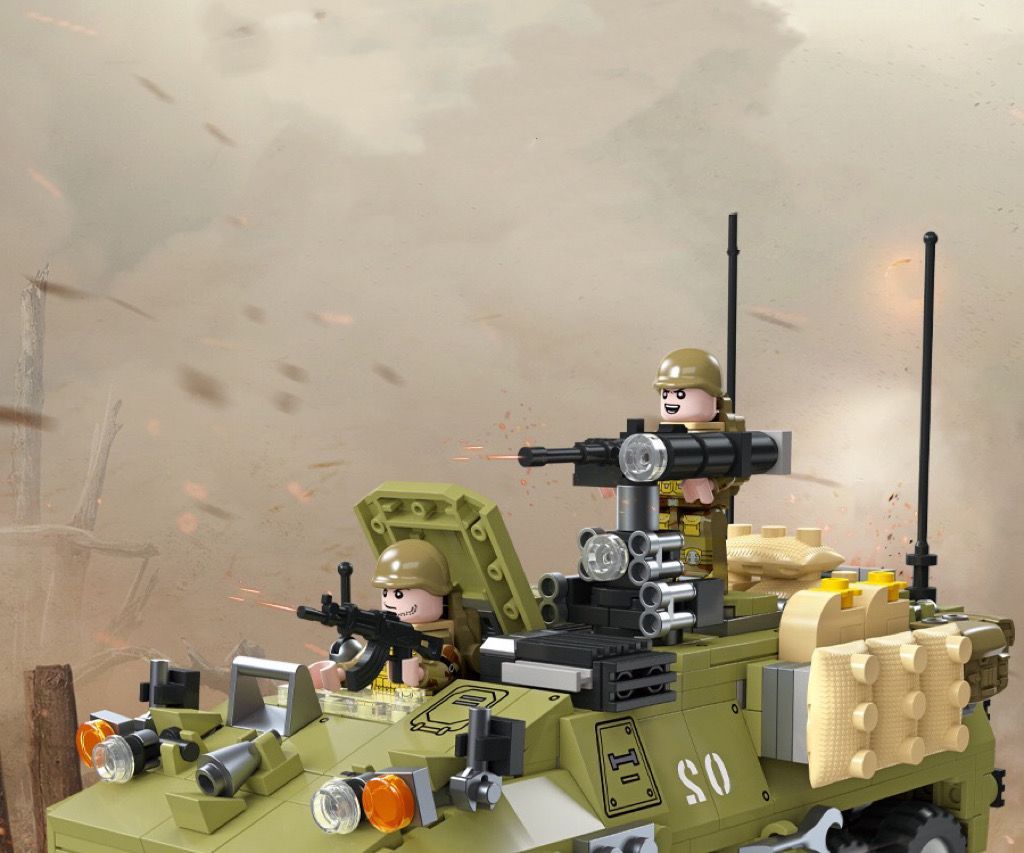 LEGO レゴ 互換 ブロック 模型 プラモデル M1126 ストライカー装甲車