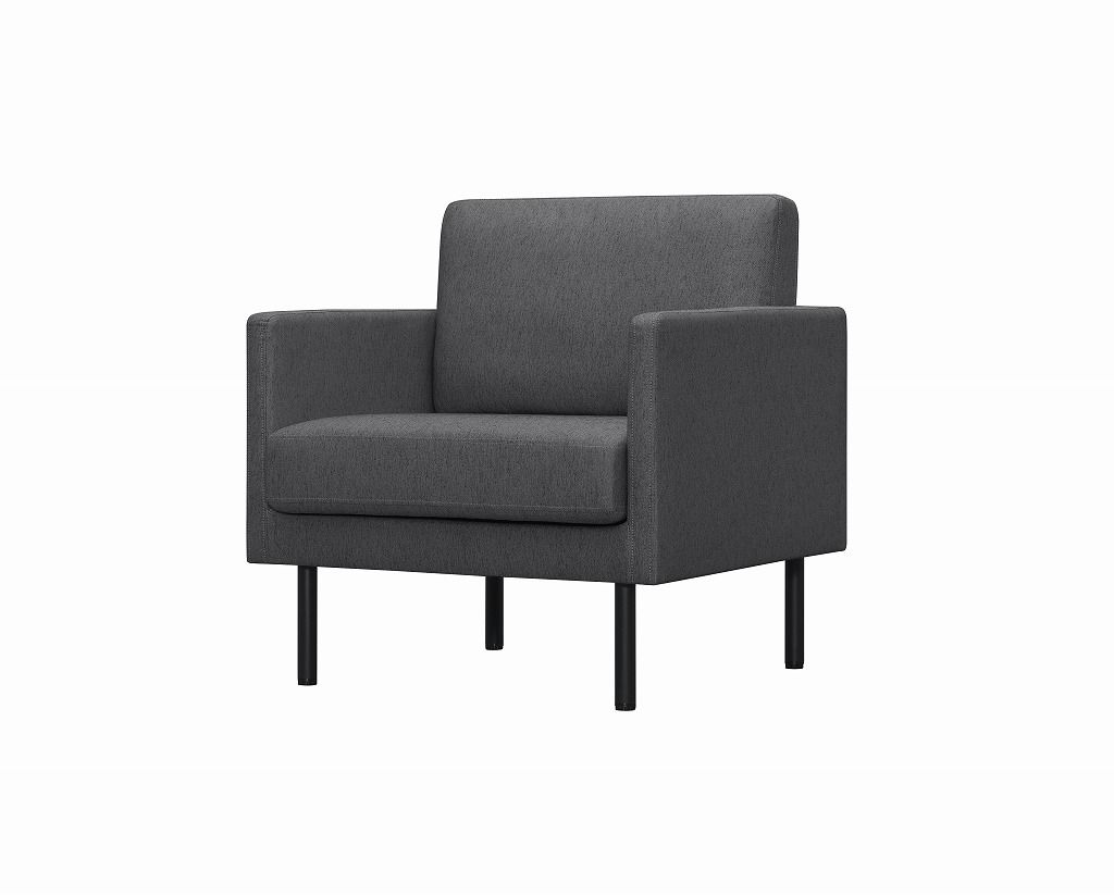 アイリスオーヤマ ソファ 1人掛け 幅約72cm ポケットコイル お掃除ロボット対応 1人掛けソファ ダークグレー PCS-1S IRIS OHYAMA