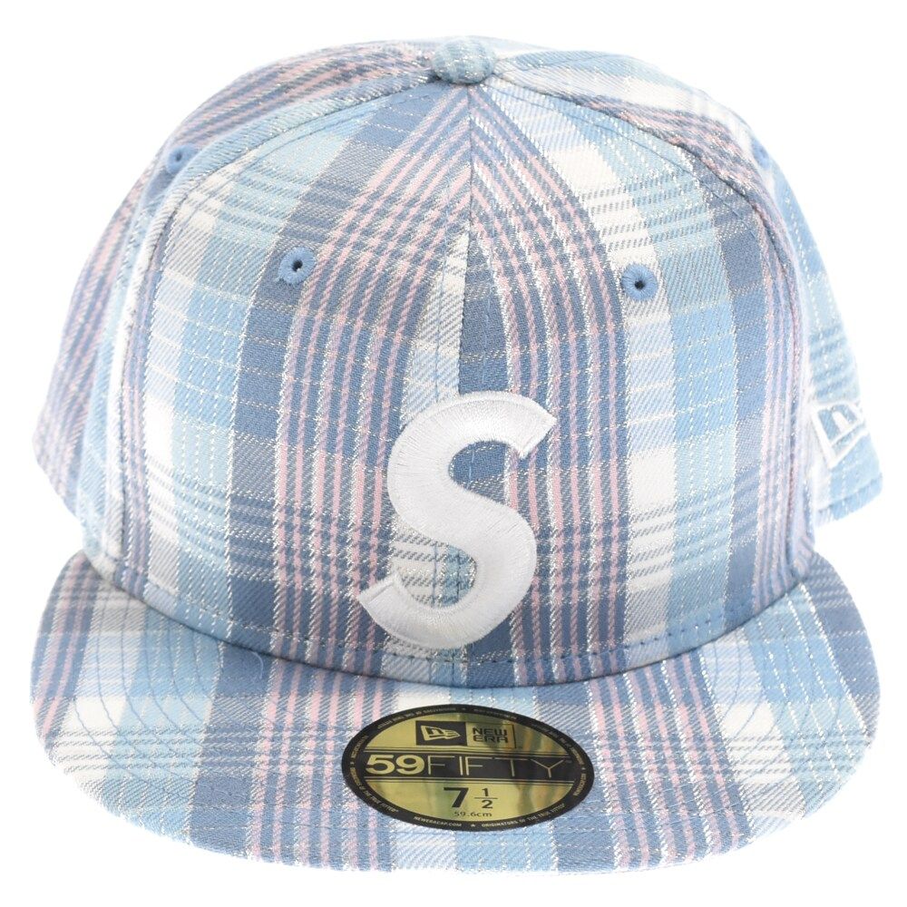 SUPREME (シュプリーム) 23SS×NEW ERA Metallic Plaid S Logo New Era