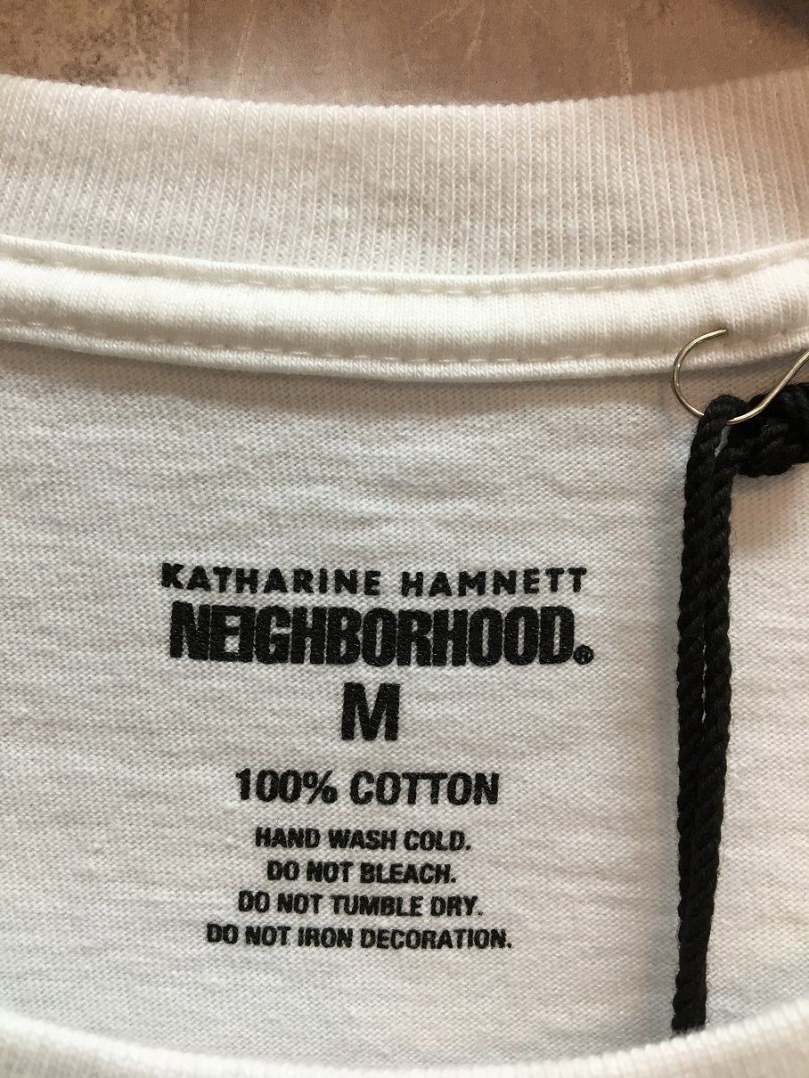 NEIGHBORHOOD × KATHARINE HAMNETT No War Tee 22AW ネイバーフッド