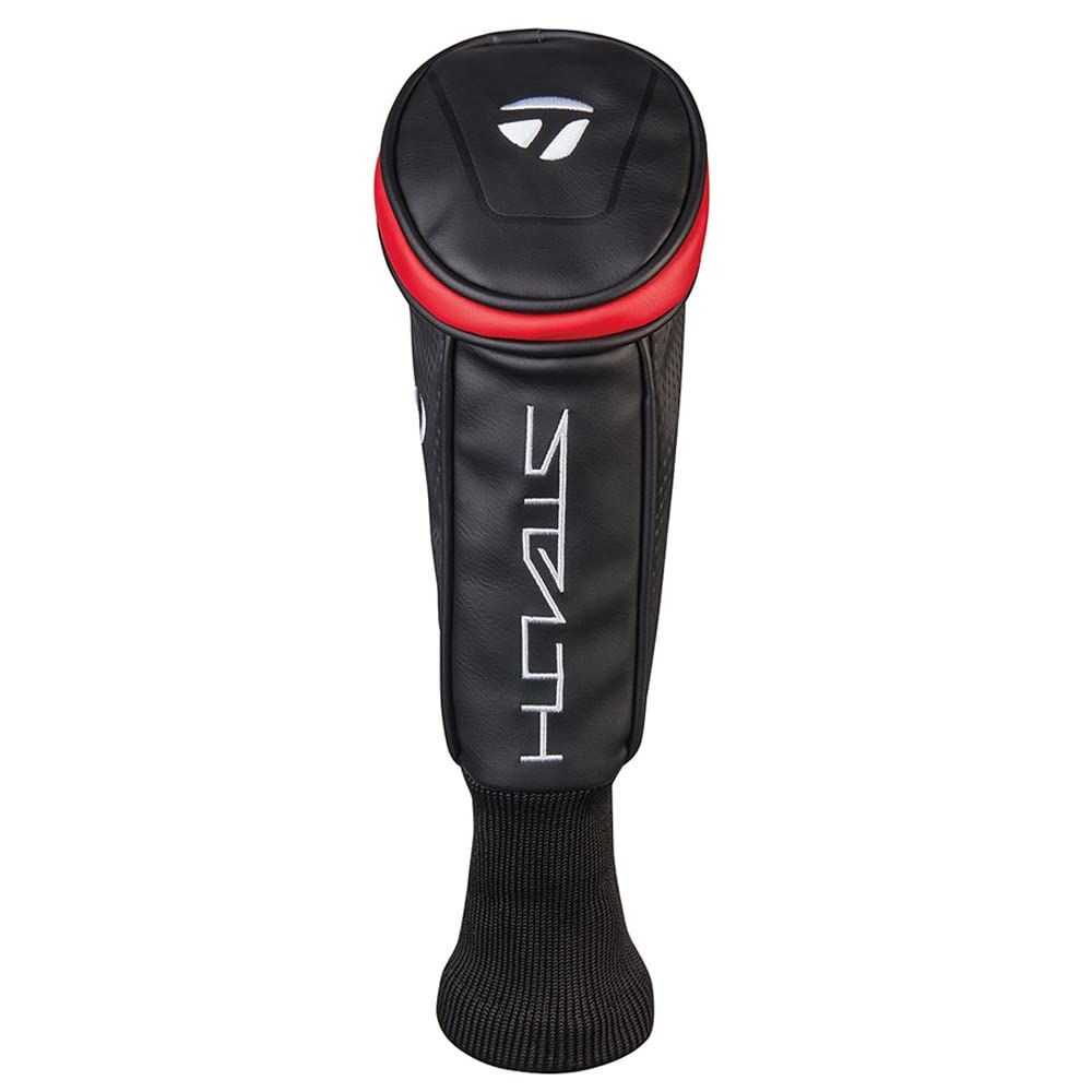【人気商品】TaylorMade ゴルフステルスブラック/レッド ハイブリッド/レスキューヘッドカバー