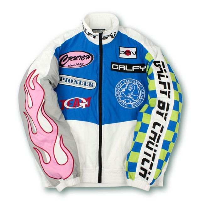 ガルフィー GALFY 走り屋ジャケット改 134061 黒 インディゴ