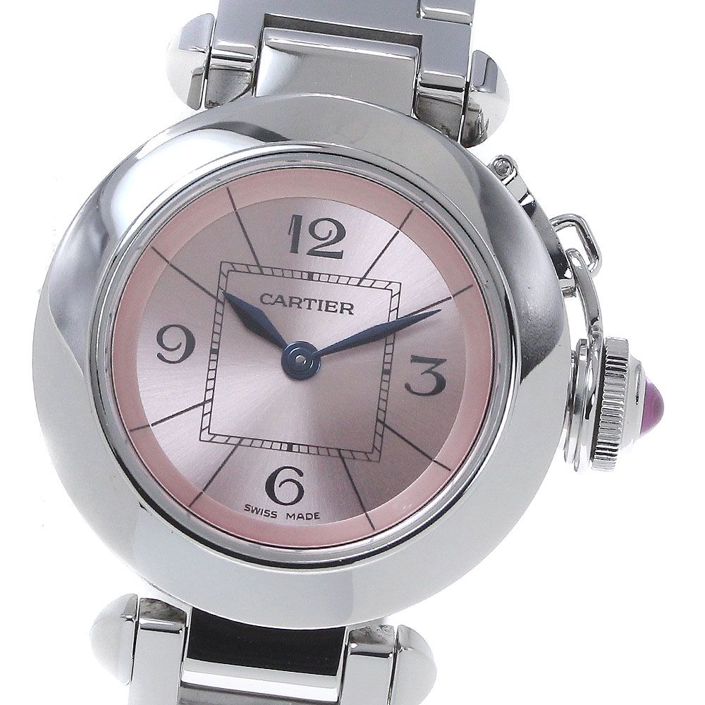 m*k様 最安 カルティエ ミスパシャ レディース クォーツ Cartier 2300037760990-