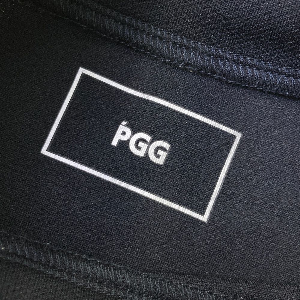 サイズ：1 PGG PEARLY GATES パーリーゲイツ 2024年モデル ハイネック 長袖Tシャツ  ブラック系 [240101421364] ゴルフウェア レディース ストスト サイズ：1 PGG PEARLY GATES パーリーゲイツ 2024年モデル