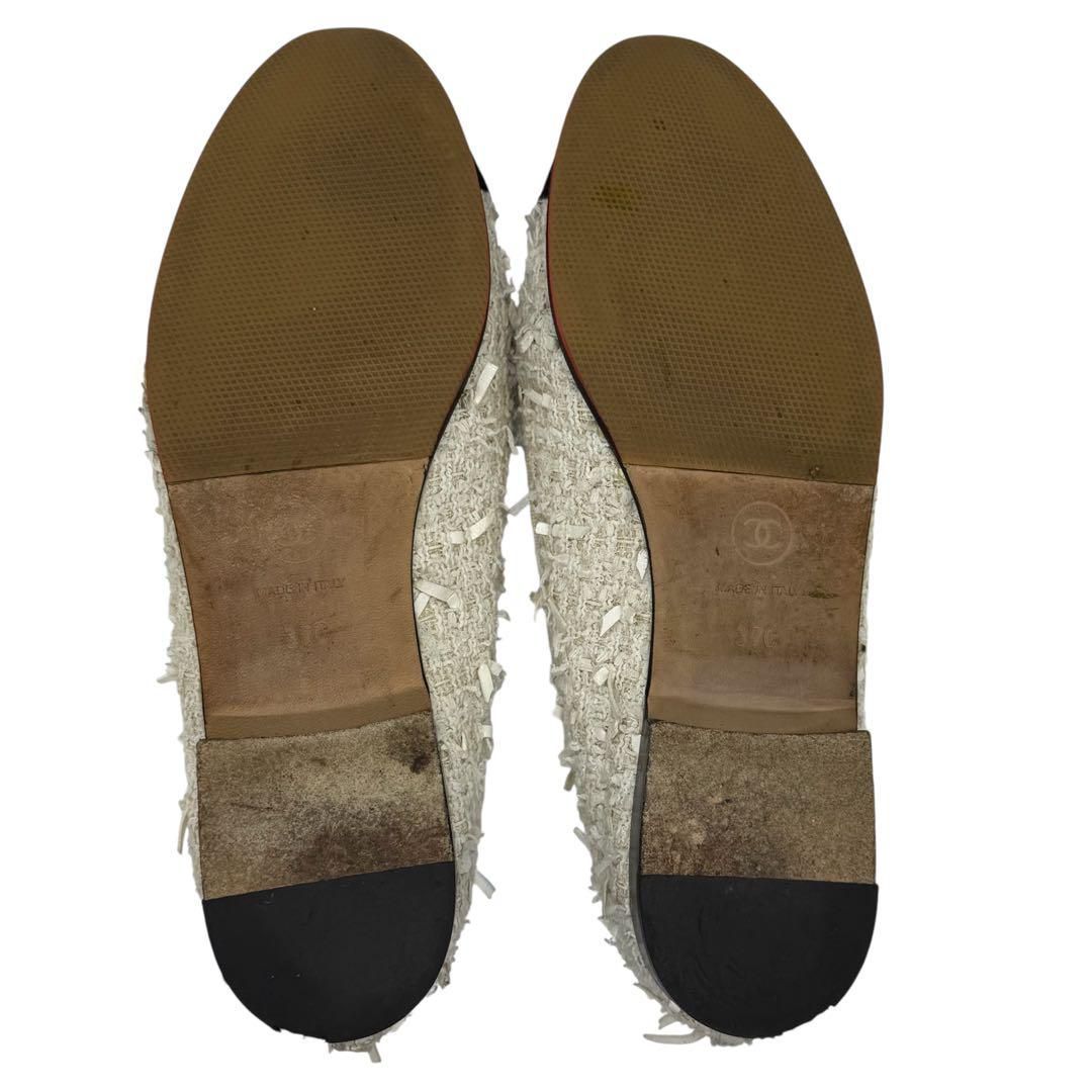 フラットシューズ ツィード