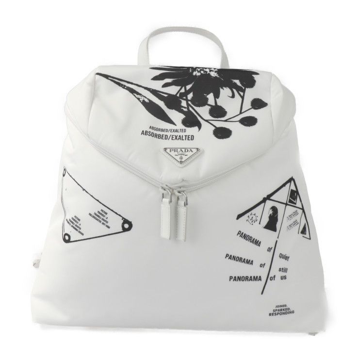 PRADA プラダ リュック・デイパック 1BZ072 ナイロン ホワイト
