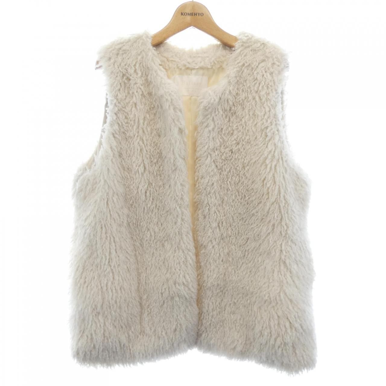 Ballsey フード付きベージュベスト ウールポリエステルミラノリブ フーディジレ｜トゥモローランド 公式通販