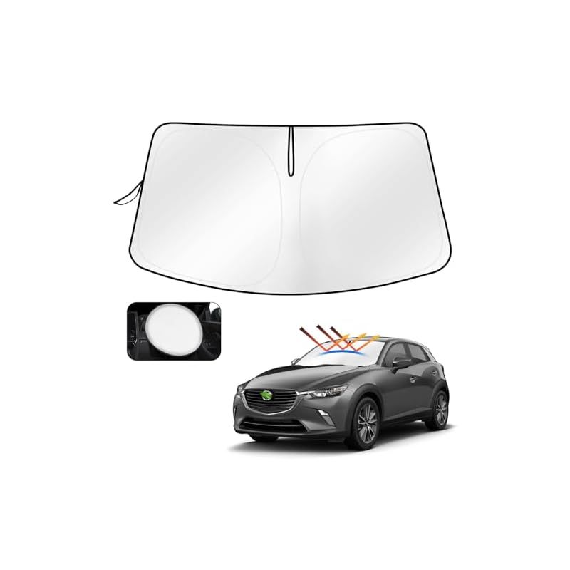 Cartist マツダ CX-3 DK系 フロントサンシェード CX3 2015.2～現行 サンセット サンフィア サンライン カーサンシェード ために スーパーブ コンビ 2016-2023 車用サンバイザー 窓 フロントガラス カバー サンシェード カーテ