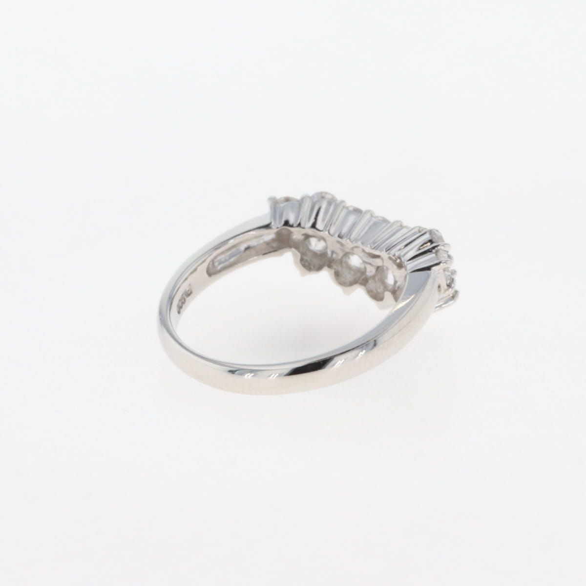 メレダイヤ デザインリング プラチナ 指輪 リング 13号 Pt900 
