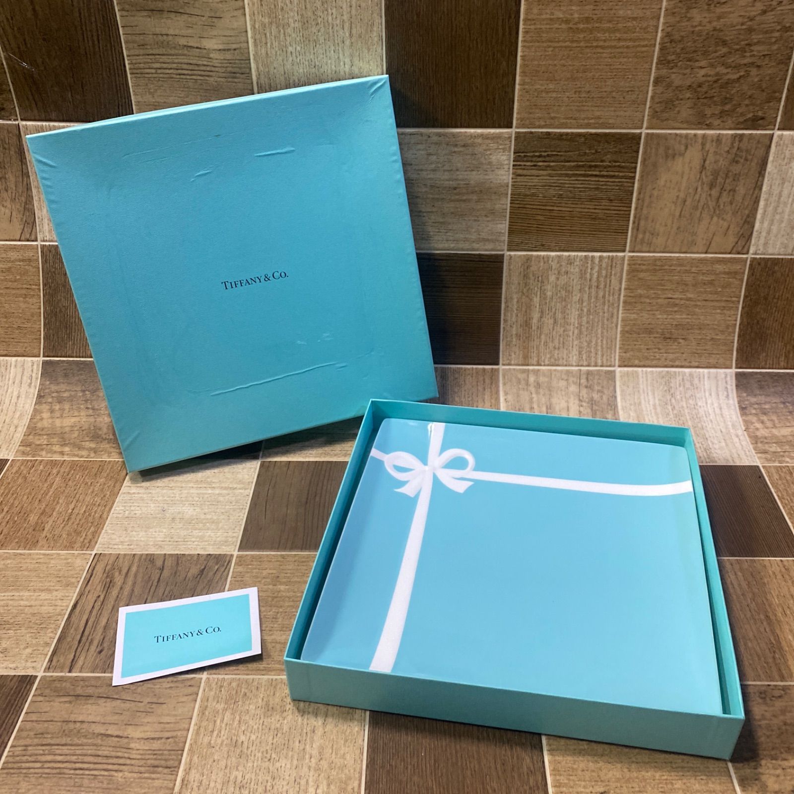 未開封】ティファニー(TIFFANY&Co.) ブルーボックスプレート 2枚