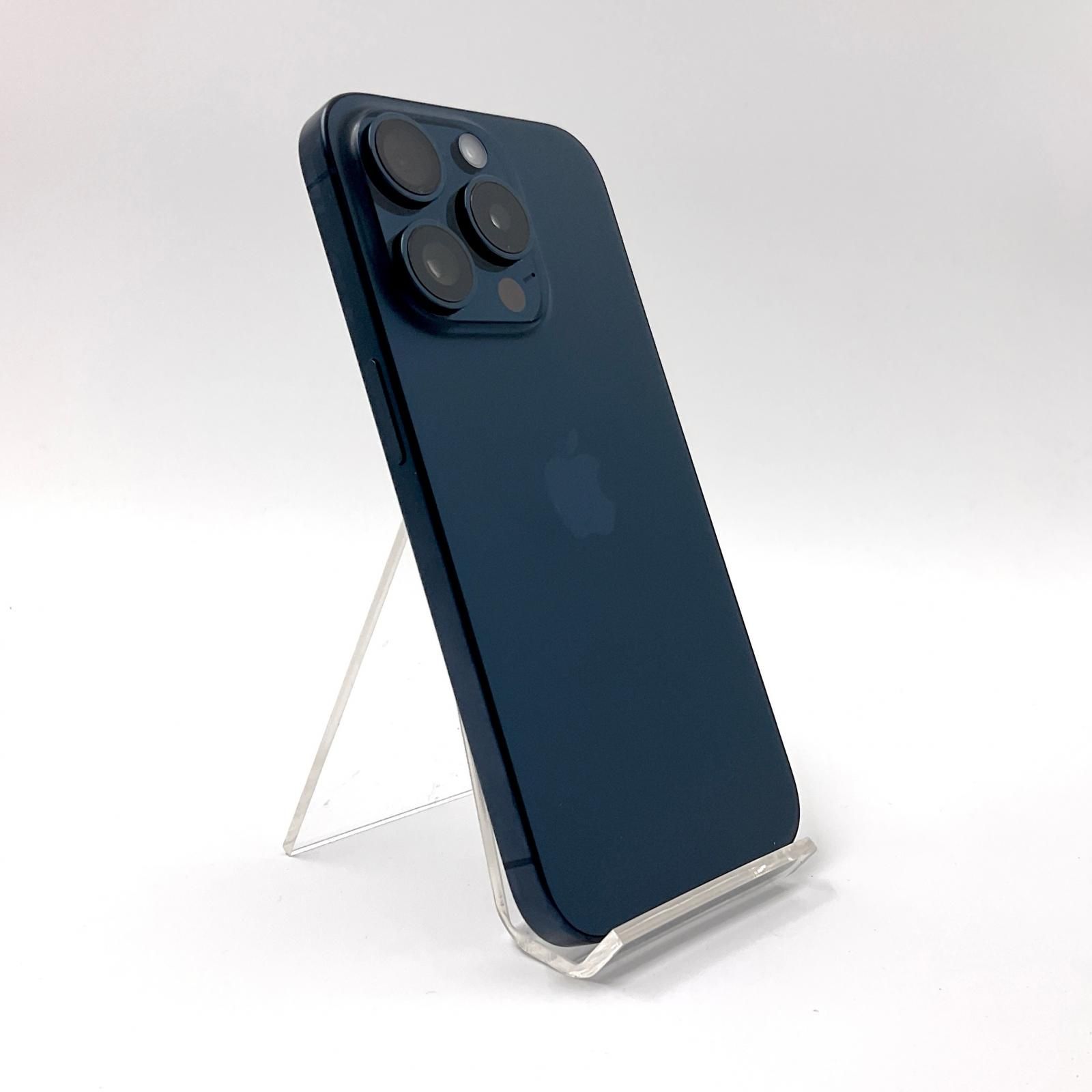 【全額返金保証】【最速発送】Apple iPhone 15 Pro 128GB ブラックチタニウム SIMフリー 美品 動作確認済 91%