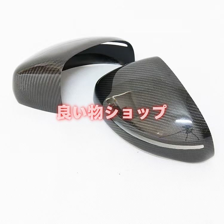 送料無料 AUDI アウディ 2007~2014年式TT 8J MK2 2007-2012年式 R8 カーボン製 粘着式 ミラーカバー左右２枚 DECORATOM_COM_BR