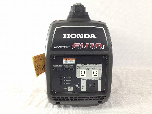 万能 HONDA ホンダ 正弦波インバーター発電機 EU18i 1.8kVA 単相100V 18.0A インバータ発電機 ガソリンエンジン 防災115475 5400円以上で送料無料！
