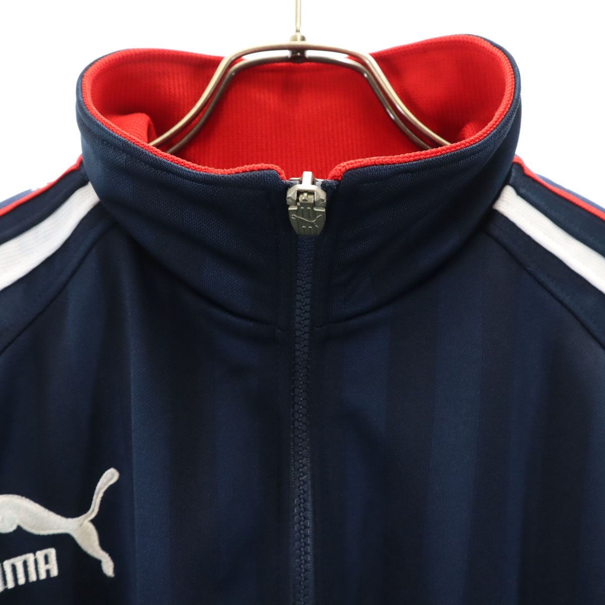 PUMA ネイビー ストライプジャケット Amazon | [プーマ] ジャケット ゴルフ ストライプブレザー