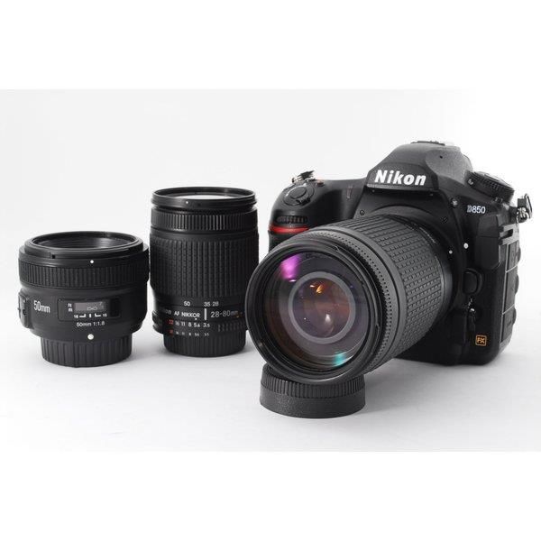 美品】Nikon デジタル一眼レフセット ニコン Nikon D850 トリプル