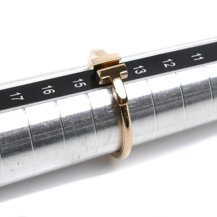 TIFFANY&Co. ティファニー K18PG ピンクゴールド Tワイヤー リング  