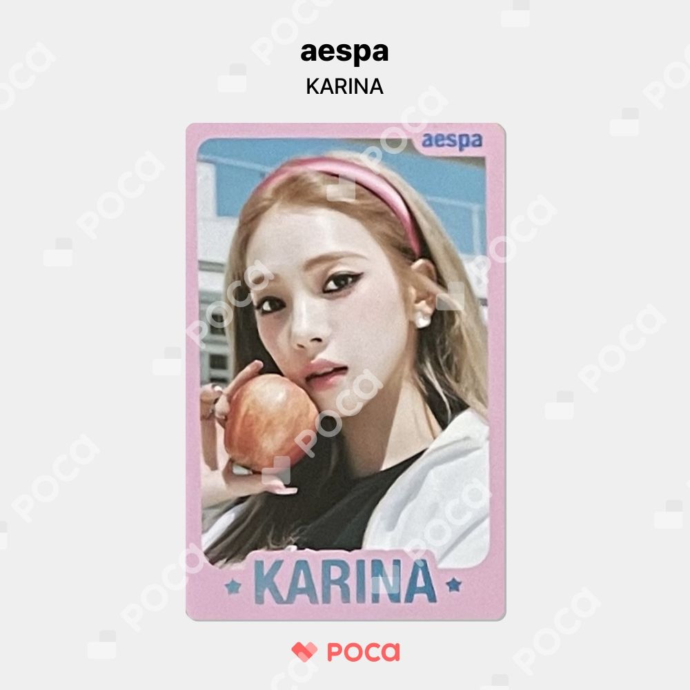 aespa カリナ トレカ MY WORLD TRADING CARD SET A MD 公式
