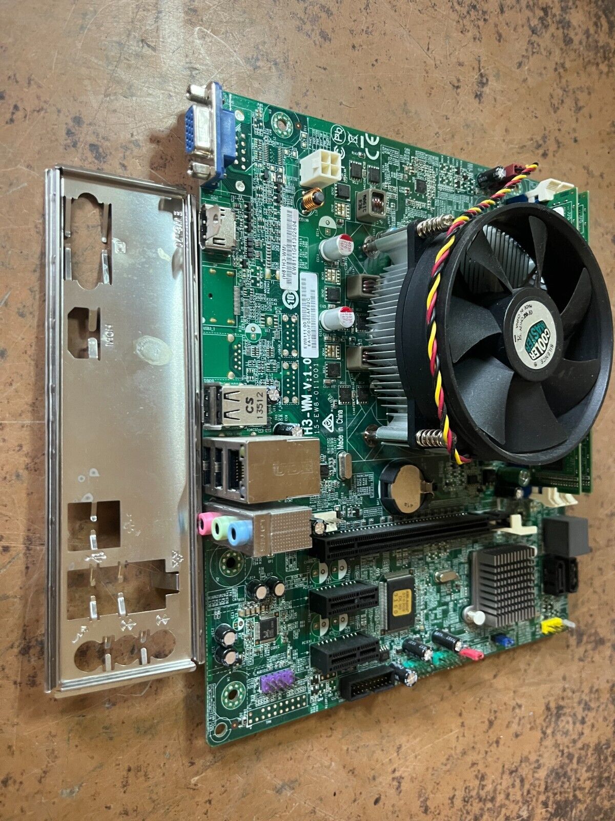 PowerSpec H81H3-WM 1150 4GB DDR3 mATX マザーボード i5 CPU 搭載 I|Oシールド