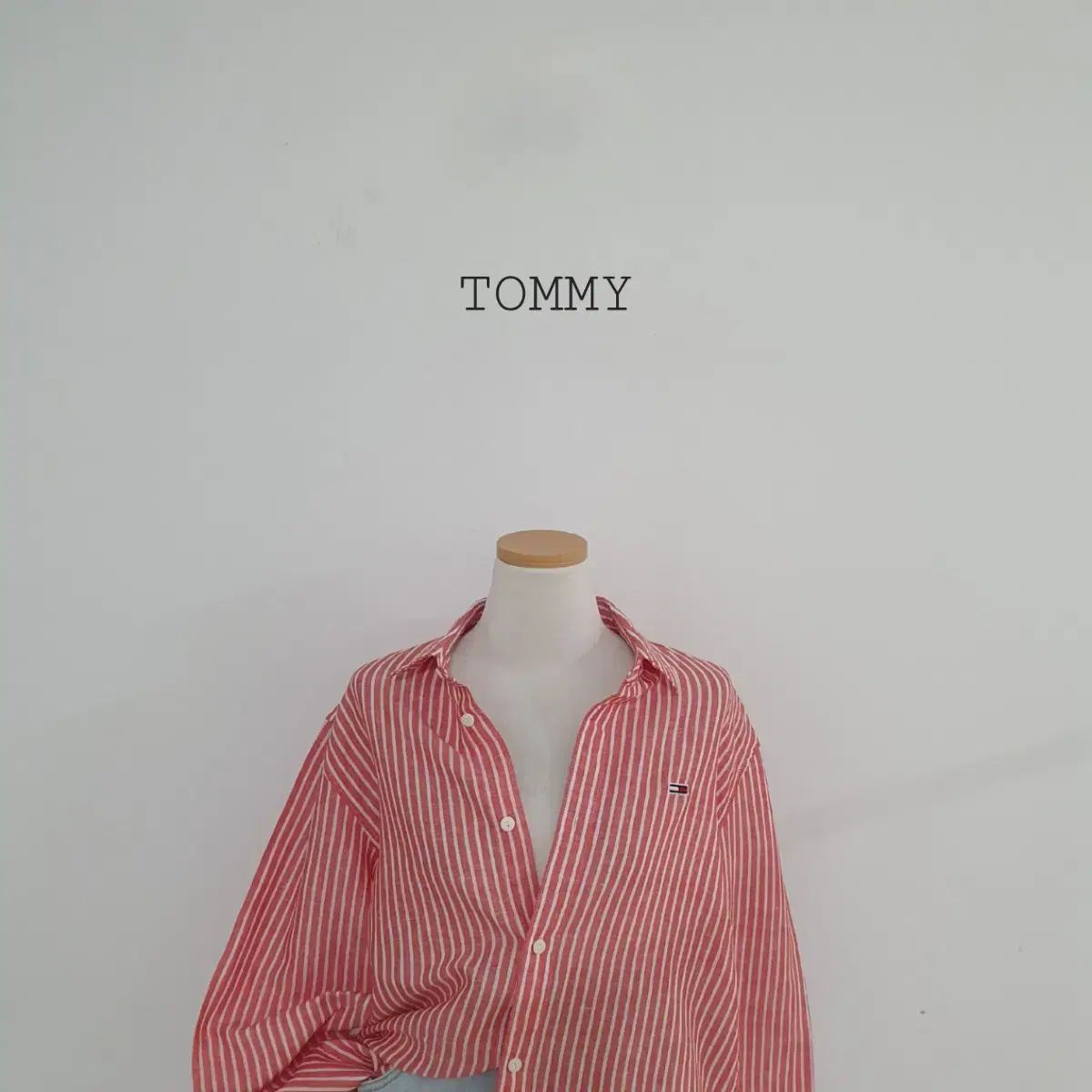 No 25041619 タミシャツ タミストライプシャツ タミリネンシャツ M