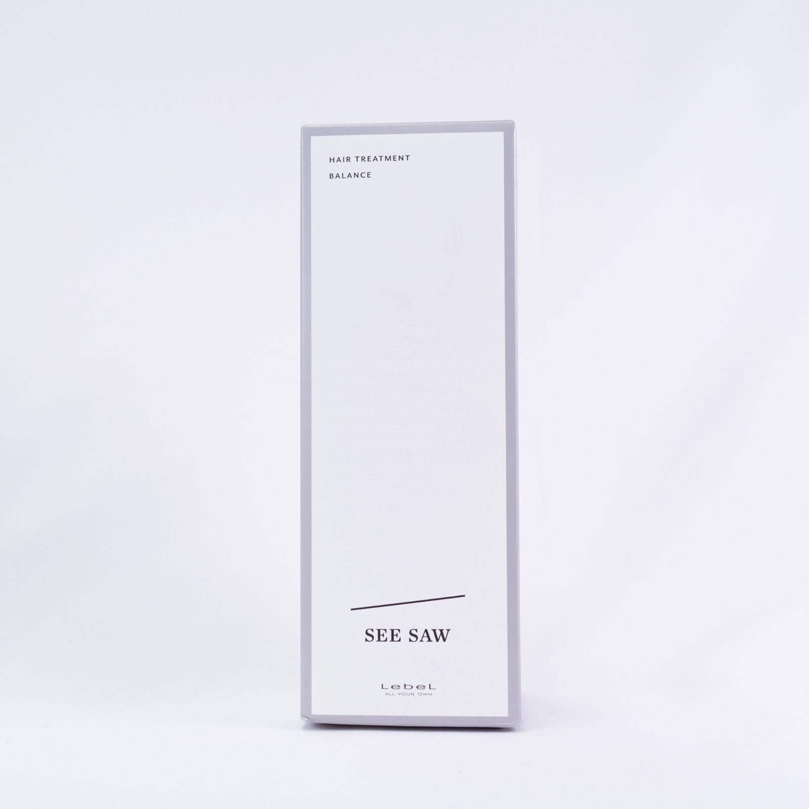 ルベル シーソー バランス トリートメント B 500g LebeL SEESAW