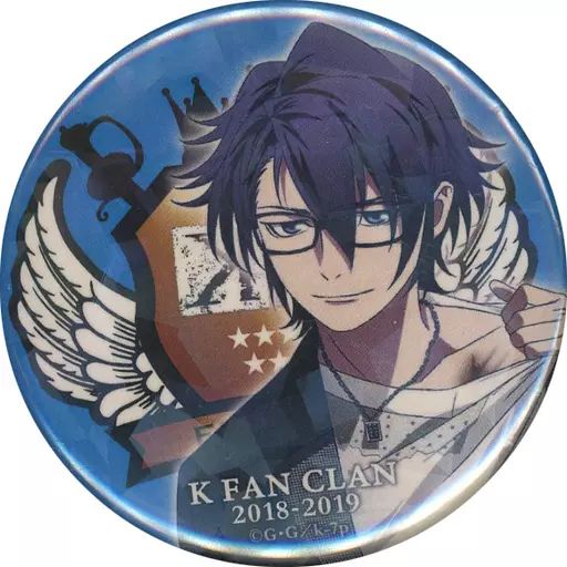 中古】バッジ・ピンズ 伏見猿比古(2018-2019) 缶バッジ 「K FAN CLAN