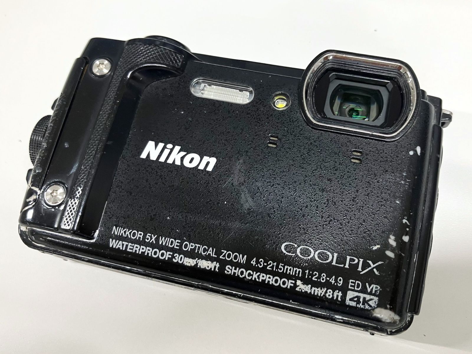 Nikon デジタルカメラ COOLPIX W300(ジャンク品) ジャンク】Nikon COOLPIX W300 ブラック コンパクトデジタル
