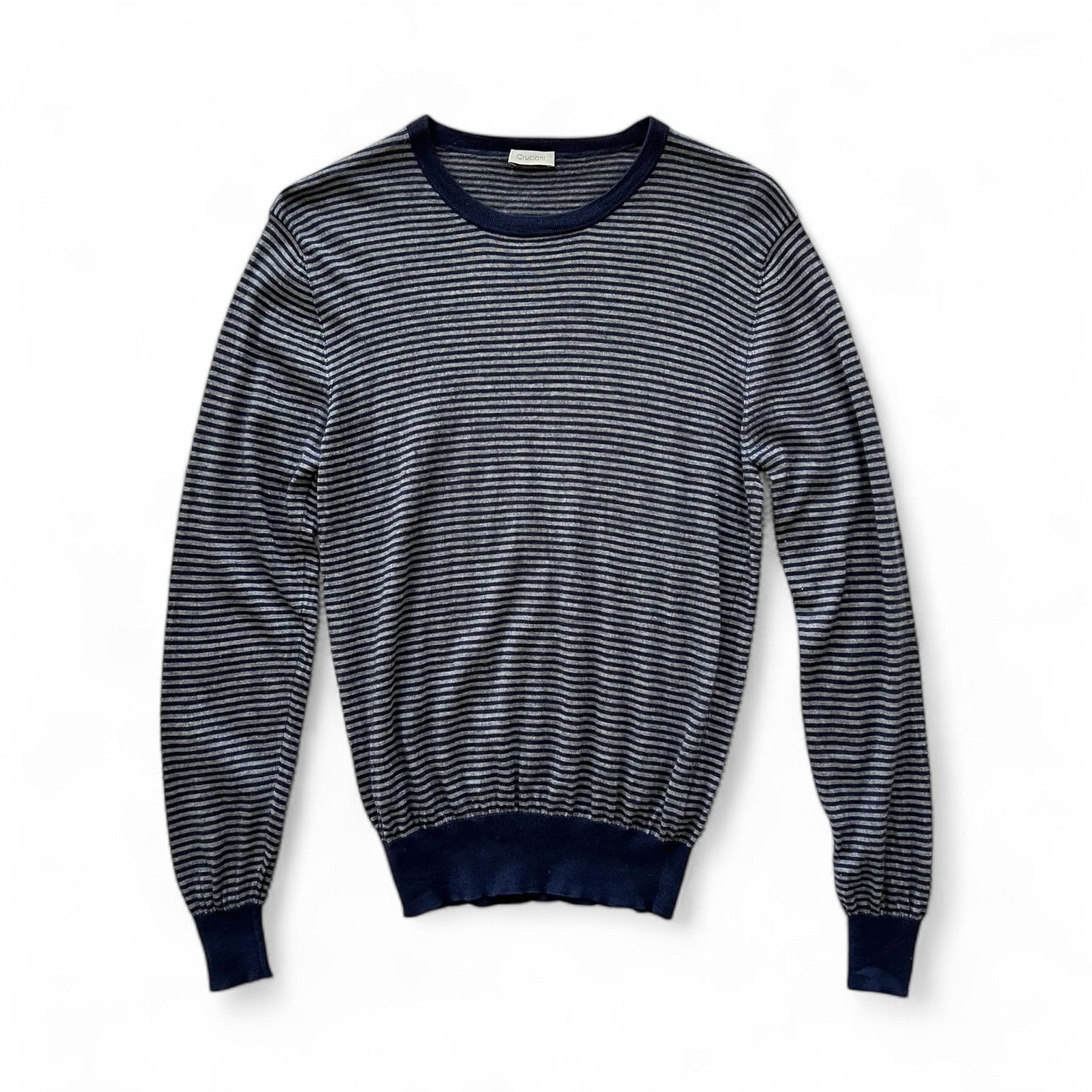 Cruciani クルチアーニ カシミヤシルク ボーダー ニット